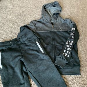 Hurley Dri-fit Polyester Sweatsuit. EUC. Sz 6.